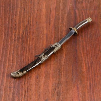 Сув. изделие катаны 2в1 на подставке, ножны дерево, шоко 18/23,5см