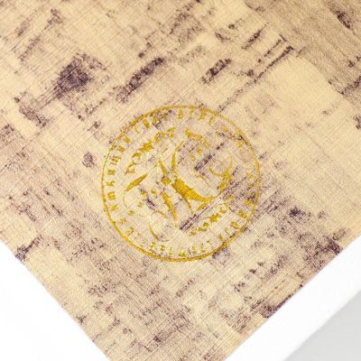 Сейф-книга дерево кожзам "Синие птицы и цветы" 21х13х5 см