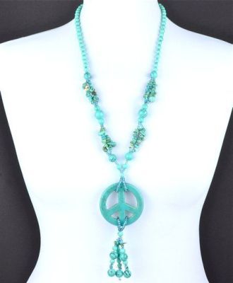 Бусы прес.Бирюза "Лидия" арт.П3419