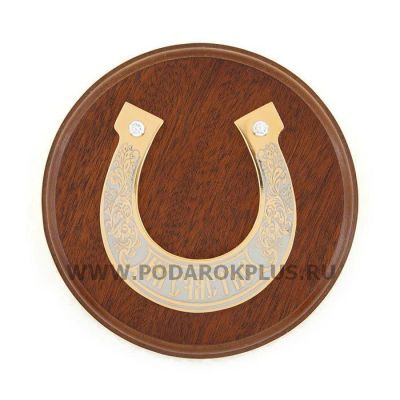 Панно на тарелке "Подкова на счастье"-2