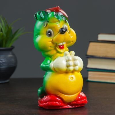 Копилка "Дракон в беретке", 20х12см, МИКС