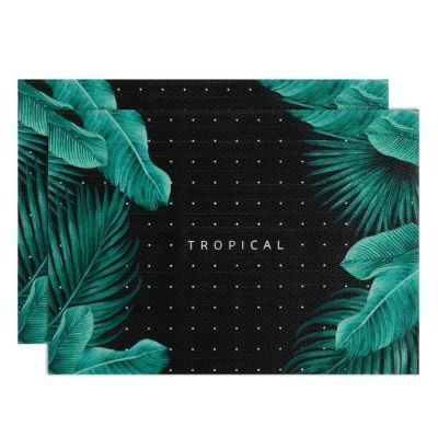Набор салфеток на стол 2 шт. "Tropical" 40*29 см