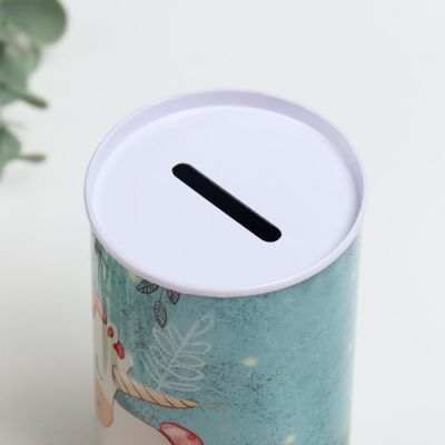 Копилка металл "Единорог" МИКС 12х6,5х6,5 см