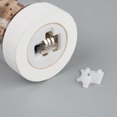 Светодиодная фигура под куполом «Машина с подарками» 6 × 9.5 × 6 см, дерево, батарейки LR1130х3, свечение тёплое белое