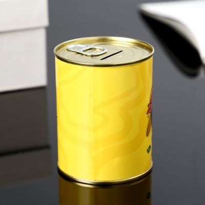 Копилка-банка металл "На жизнь без забот" 7,3х9,5 см