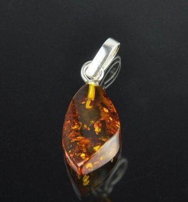 Кулон Янтарь "Золотой дождь" арт.ЯК-564
