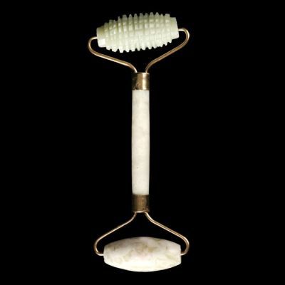 Массажер гладкий+ еж, улучшеный, нефрит, без упаковки