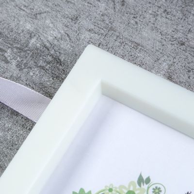 Фоторамка двойная на тесьме L-3 10х15 см, перламутр, с небьющимся стеклом