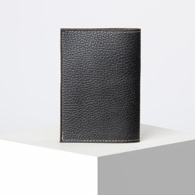 Обложка для военного билета, доллар, цвет чёрный