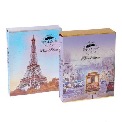 Фотоальбом на 100 фото 10х15 см "Старый трамвайчик" в коробке МИКС 26,5х20,5х5,5 см