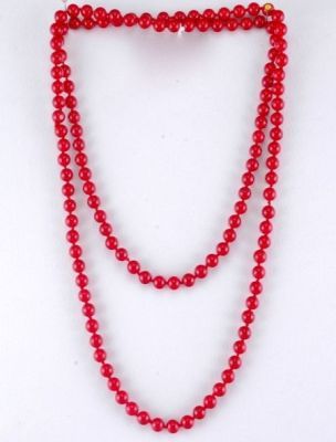 Бусы прес.Коралл "Классика №8" арт. ПКО-1(8)-120-6