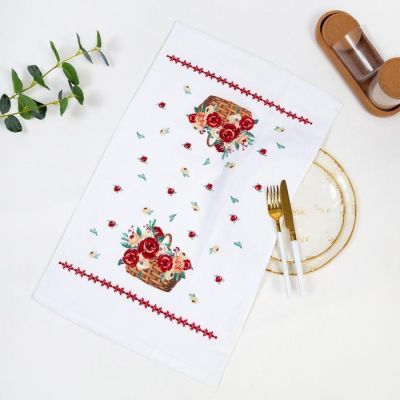 Полотенце кухонное  Лето 38х63 см,мульти, 250 г/м2, хл 100%