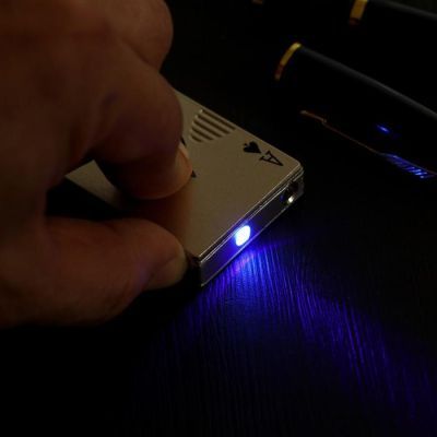 Зажигалка газовая "Для джентельмена", 5,5 х 3,8 х 1 см