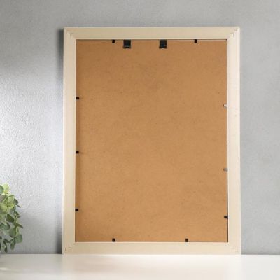 Фоторамка пластик 30х40 см "Серебрянная кладка" 45х35х2,3 см