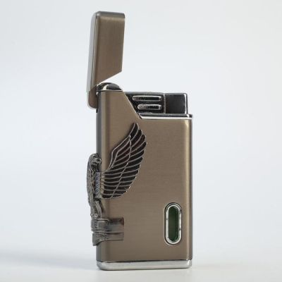 Зажигалка "Орел" в мешочке, пьезо, газ, микс, 6х8 см