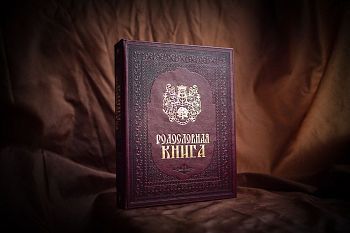 Родословная книга Художественная БОРДО с гербом  (25 х 32 х 5 см)