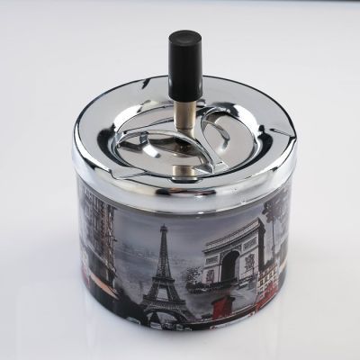 Пепельница бездымная "Мирнам", 11х12х11 см, микс