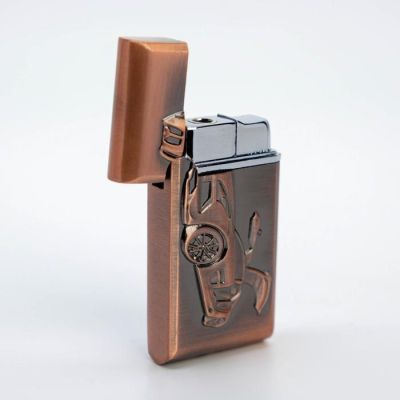 Зажигалка газовая "Автомобиль", пьезо, бронза