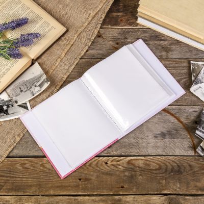 Фотоальбом на 100 фото 13х18 см "Мордочка" блёстки, в коробке МИКС 20,3х18х4,5 см