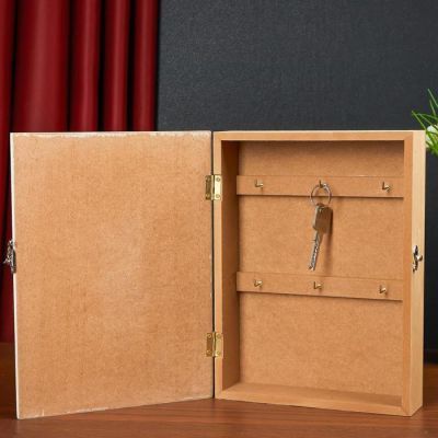 Ключница дерево 6 крючков "Попугаи Ара и тропические цветы" 26х5х19,5 см