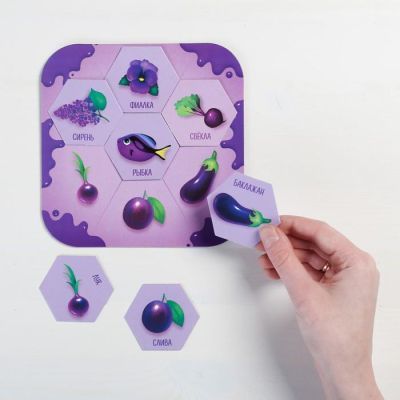 Развивающая игра «Умное лото. Цвета и предметы»