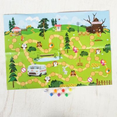 Игра-бродилка "Маша идет в гости к медведю" Маша и Медведь