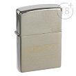 Зажигалка ZIPPO 200 Name in flame с покрытием Brushed Chrome