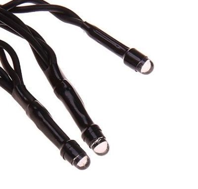 Гирлянда уличная УМС "Бахрома" (Ш:3 м, В:0,6 м, нить силикон, красный)