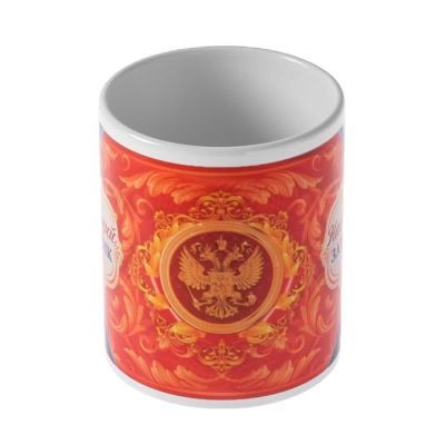 Подарочный набор "Настоящему защитнику", (оскар, кружка) 23х8,5х23 см