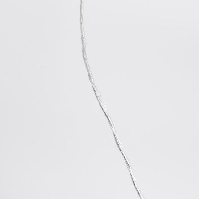 Гирлянда «Конский хвост» 15 нитей по 2 м, IP20, серебристая нить, 300 LED, свечение мульти, 220 В