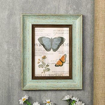 Фоторамка пластик 13х18 см "Марселье" светло-голубая 25х20х2 см