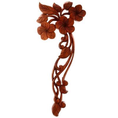 Панно декоративное "Плумерия" 39х15х2 см