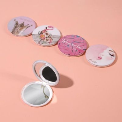 Зеркало складное «Wonderful Life», с увеличением, d 7,5 см, рисунок МИКС