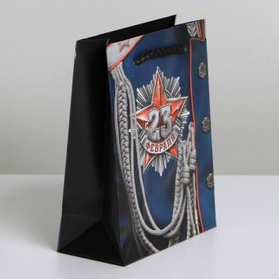 Пакет ламинированный вертикальный «Для настоящего героя!», S 12 × 15 × 5,5 см