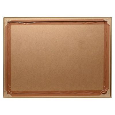 Гобеленовая картина "Корзина с пионами" 53*73 см рамка МИКС