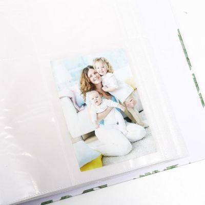 Фотоальбом на 400 фото 10х15 см "Пальмовые листья" в коробке 35х28,5х5 см