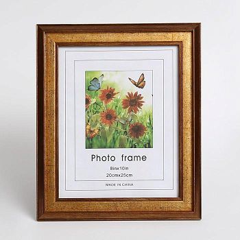 Фоторамка пластик 20х25 см "Фердинанд" золотая патина 32х27х2,1 см