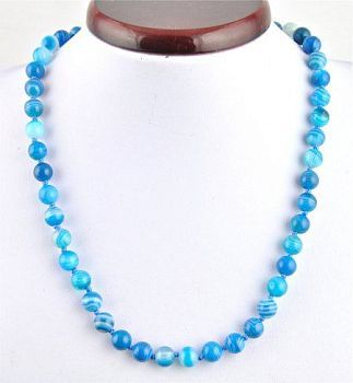 Бусы Агат "Классика № 8" арт. НАГ-1(8)-48-12