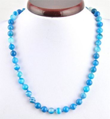 Бусы Агат "Классика № 8" арт. НАГ-1(8)-48-12