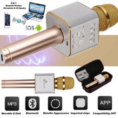 Беспроводной микрофон-караоке Q7