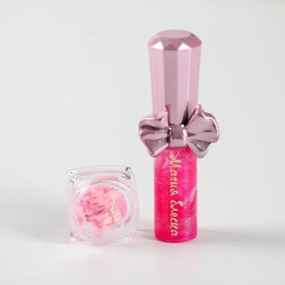 Набор косметики с косметичкой «Ты супер!» (МИКС наклеек)