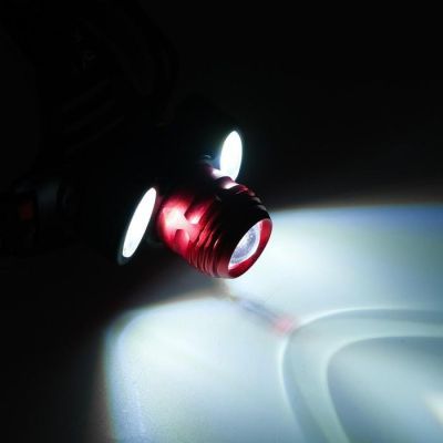 Фонарь налобный аккумуляторный "Мастер К", 1200 mAh, 4 режима, 7.5 х 8 см, микс