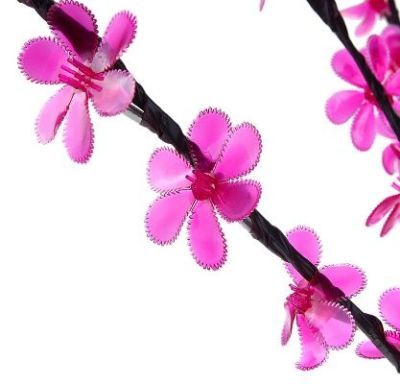 Светодиодная ваза "Цветок сакуры" (80 × 16 см. фиолетовый)