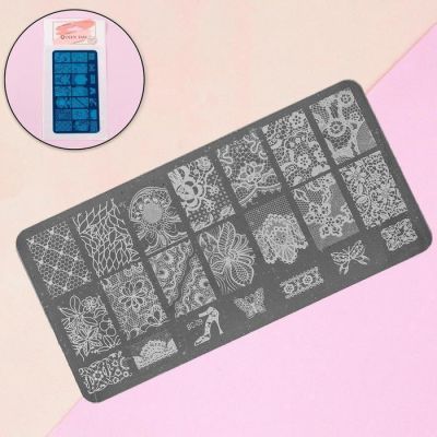 Диск для стемпинга металлический «Туфелька», 6 × 12 см