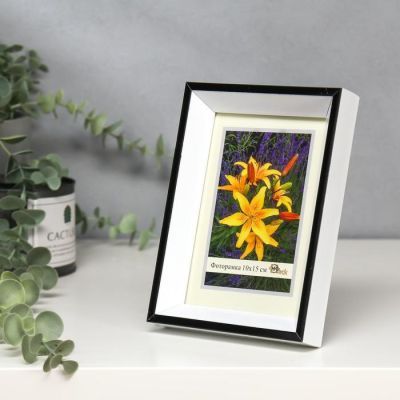 Фоторамка пластик 286-1105-1B 10х15 см