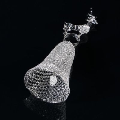 Колокольчик сувенирный "Олень, ручной работы, в подарочном сундуке