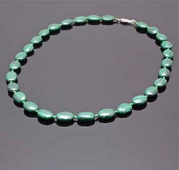 Бусы Малахит "Кэтти" арт. НМХ-11(10-14)-46-1