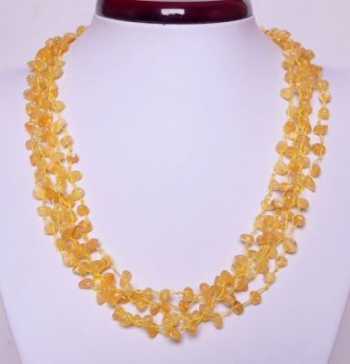 Колье Янтарь "Каскад" арт. НЯН-п300