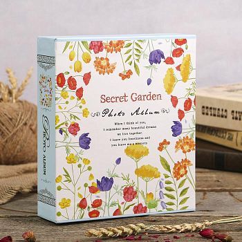Фотоальбом на 40 фото 13х18 см "Сад цветов" в коробке МИКС 20,5х18х5 см