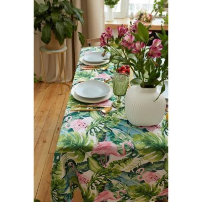 Скатерть Доляна Tropical garden 150*220 +/- 2 см, 100% п/э